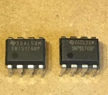 50ШТ SN75176BP DIP8 SN75176 DIP 75176 DIP-8 нова и оригинална чип Изображение