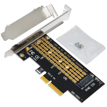 BTBcoin Добавя картата PCIE към адаптер M2 /M. 2 /PCI Express M. 2 PCIE SSD адаптер M. 2 NVME/M2 PCIE адаптер за Компютърна карта на разширяване M2 Изображение