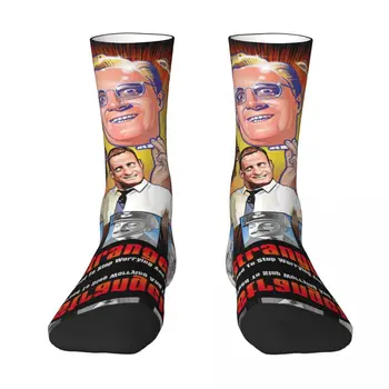 CCCP, Съветския Съюз, Комунистическата Партия (1), Чорапи контрастен цвят, руло одеяла, еластични чорапи, Забавна шега, Отглеждане на по-високо качество R355 Изображение