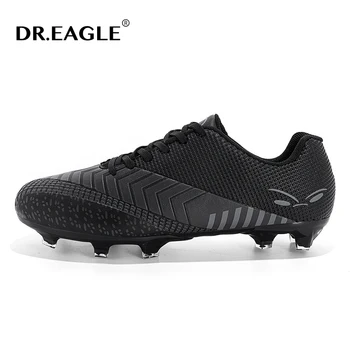 DR.EAGLE Футболни обувки мъжки улични футболни обувки с шипове FG/TF карта, женски футболни обувки, маратонки, детски спортни обувки Chuteira Society Изображение