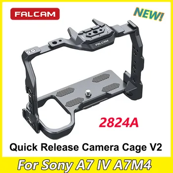 Falcam F22 Быстроразъемная пълна помещение Cage V2 с няколко дупки за каишка за ръка, с резба 1/4 