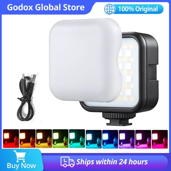 Godox LED 6R RGB led подсветка камера 13 ефекти FX 1800 mah литиево-йонна батерия за филма Изображение