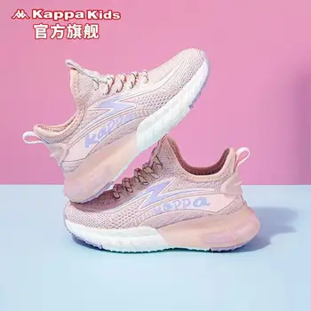 Kappa/Нова детски обувки; детски Дишаща летни спортни обувки с нисък покрив за момчета и момичета; Спортни обувки за бягане; Кокосови обувки Изображение