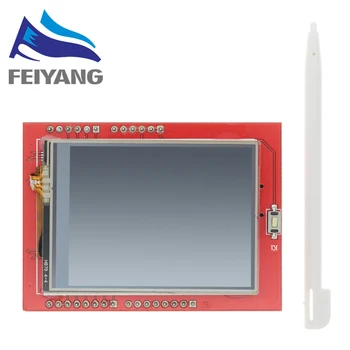 LCD модул TFT, 2.4 инчов TFT-LCD екран UNO R3 Такса и поддръжка на мега 2560 със сензорна писалка gif Изображение
