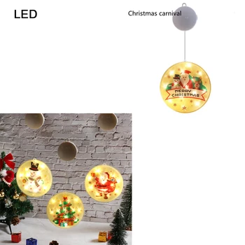 Led гирлянди, аксесоари За украса на стаята, Коледни висящи лампи, USB щепсел, празнична лампа, Весела Коледа, led лампа за дома Изображение