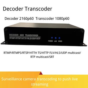 OTV-CY6 4K декодиране H. 265 транскодиране на видео камери за наблюдение в реално време SRT декодиране SRT транскодиране Изображение