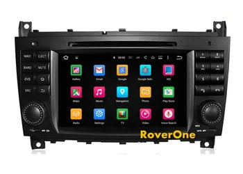 RoverOne Android 7,1 Автомобилен Мултимедиен Плеър За Mercedes W203 W209 Стерео Радио GPS Навигация DVD Bluetooth 3G WIFI PhoneLink Изображение