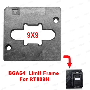 RT-BGA64-01 V2.0 9*9 мм, 10*13 мм 10*15 мм Ограничителен Рамка За программатора RT809H/адаптер BGA64 Изображение
