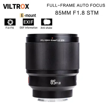 VILTROX 85 мм f1.8 STM самофокусираща Леща и фокусно разстояние F1.8 Полнокадровый Обектив за фотоапарат Sony E-mount A9 a7III a7RIII a7SII a7SII A6500 A6400 Изображение