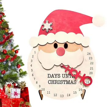 Адвент-календар Коледа окачен медальон Дядо Коледа направи си САМ Коледна адвент-календар Нова година коледна украса за дома Изображение
