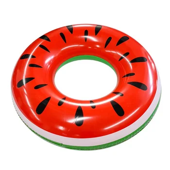 Висококачествена и екологично чиста надуваема шнорхел за плуване във формата на диня/поничка, PVC, пръстен за басейна Изображение