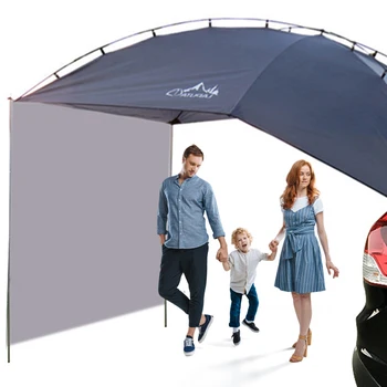 Външно самостоятелно барбекю за къмпинг, автомобили страничната палатка, авто навес, автомобили удлинительная палатка за опашката, аксесоари Изображение
