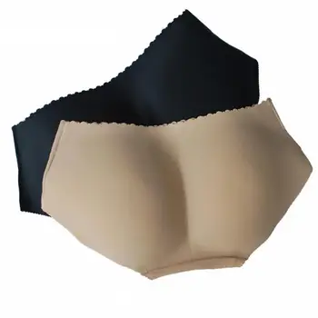 Дамски бикини, сексуална обикновен колан за уголемяване на задните части, подтягивающие бедрата, меко бельо, безшевни бикини повдигащ, 2 цвята Изображение