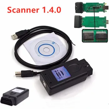Диагностичен инструмент за скенер на BMW Версия 1.4.0 скенер 1.4 с чип FT232RL PA Soft 1.4 OBD2 Диагностика на автомобил Изображение