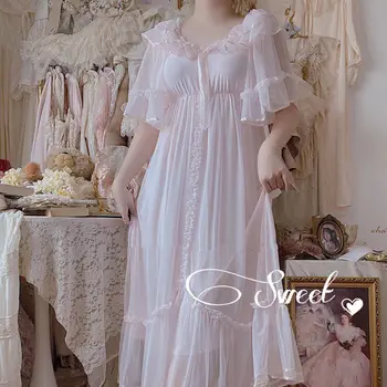 Жена сладка розова рокля на принцеса в стил 