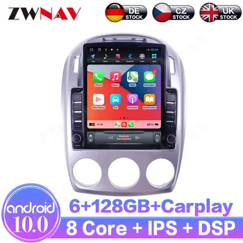 За Kia Cerato 2005 2006 2007 Android 10 6 + 128 г, IPS, приемник със сензорен екран, авто мултимедиен радиоплеер, GPS-навигация, DSP, Carplay Изображение
