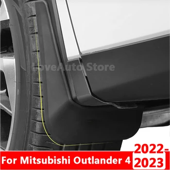 За Mitsubishi Outlander 4 2022 2023 Автомобилни Предните И Задните Калници Дилататори На Крилата Калници Боядисани Splash Защитни Аксесоари Изображение