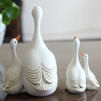 Занаяти Идеалната статуетка на патица от смола Екологично чист материал от смола за декорация на дома Изображение