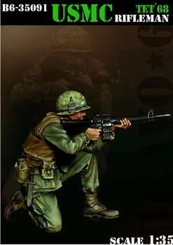 колекция от модели фигури от смола 1/35 войници на войната във Виетнам XD133 Изображение