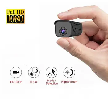 Мини камера H9 HD 1080P WiFi IP Нощно виждане, микрокамера, домашно интелигентно видеонаблюдение, dvr с откриване на движение Изображение