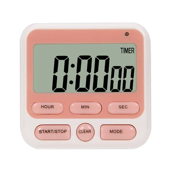 Мини-хронометър сън с Кухненски магнитен дигитален дисплей Таймер за Обратно отброяване на цифри на Алармата за готвене, Печене на Спорта Изображение