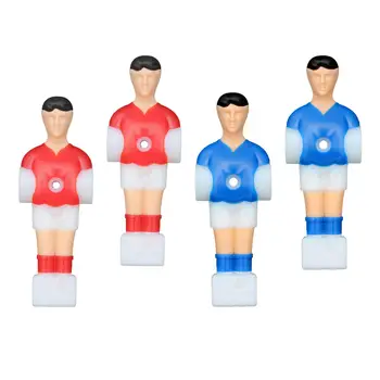 Мъжки комплект за настолен футбол 4шт, синьо и червено, джаги, тенис на маса, джаги Изображение