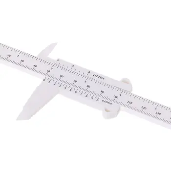 Нов Най-добър Инструмент за Ежедневна Измерване Кмет с Нониусом 0-150 мм от Пластмаса Изображение