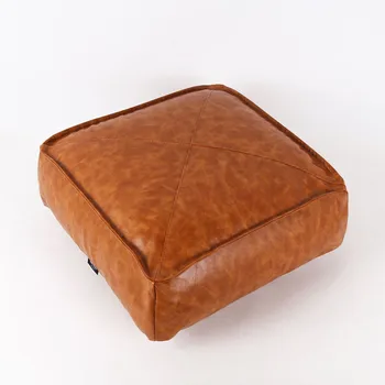 Нов сафьяновый хоп ръчно изработени от изкуствена кожа, украса за дома, възглавници за седалката без ядро. Свалящ възглавница подарък Изображение