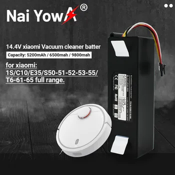 Нова батерия за смяна на аспиратора Робот Xiaomi Roborock S50 S51 S55 1 S литиево-йонна батерия 14,4 v LG cell Panasonic cell Изображение