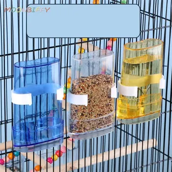 Пиенето за птици, Автоматична пиенето за птици, захранващи храна за папагали, Аксесоари за клетки за попугайчиков Изображение
