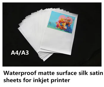 Платно формат А4/А3 120 грама, водоустойчив цифров печат, копринени платна за рамка за платното Изображение