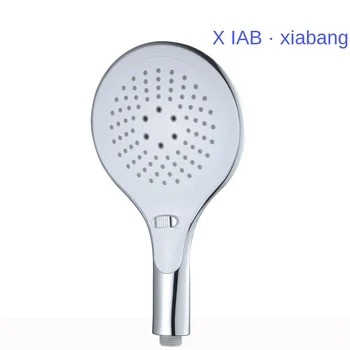 Покритие с ABS Многофункционален трехскоростной душ ръчен душ с голям панел, накрайник за душ с високо качество Изображение