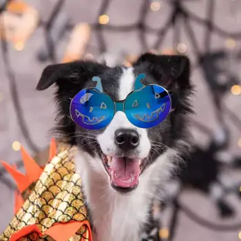 Прекрасни слънчеви очила за котки, слънчеви очила за кучета и котки, Стилни слънчеви очила за кучета, ветроупорен, фарове за мъгла, със защита от ултравиолетови лъчи за малки и средни породи Изображение