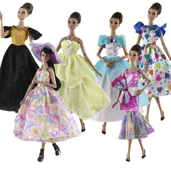 Рокля за кукла/15 стилове раскрашенной дрехи, дрехи за кукли 1/6 BJD Xinyi кукли Барби FR ST / детски играчки за момичета Изображение